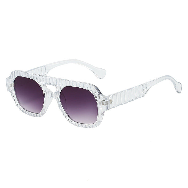 Ladies fashionable sunglasses in futuristic design with textured frame Kalsten