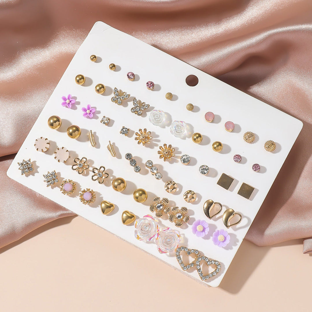 Earring set with gold accents Kalsten