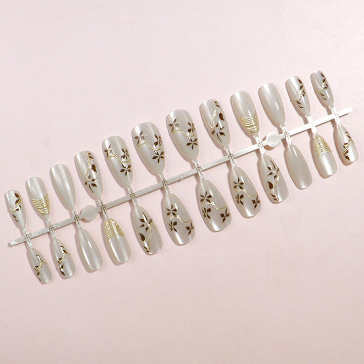 Elegant Designer Press-On Nail Set Kalsten