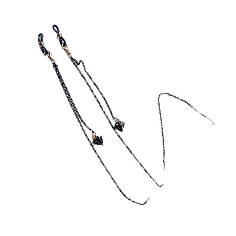 Fashionable glasses holder chain with star pendants Kalsten