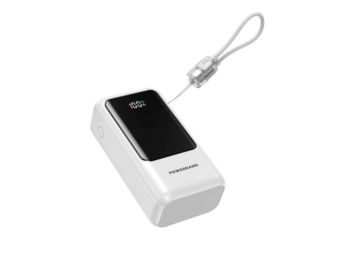 Portable power bank with digital charge indicator and compact design Kalsten