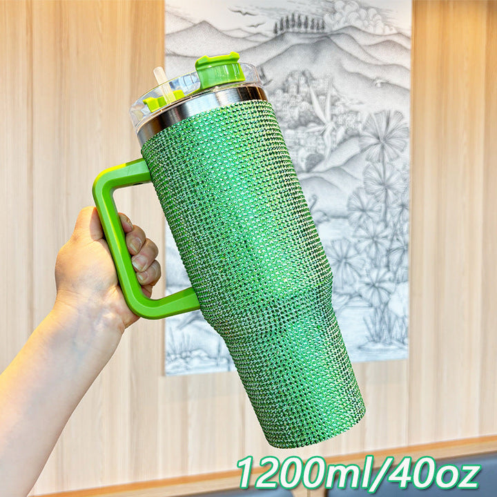 Women's Sparkling Water Bottle with Large Volume and Ergonomic Handle Kalsten
