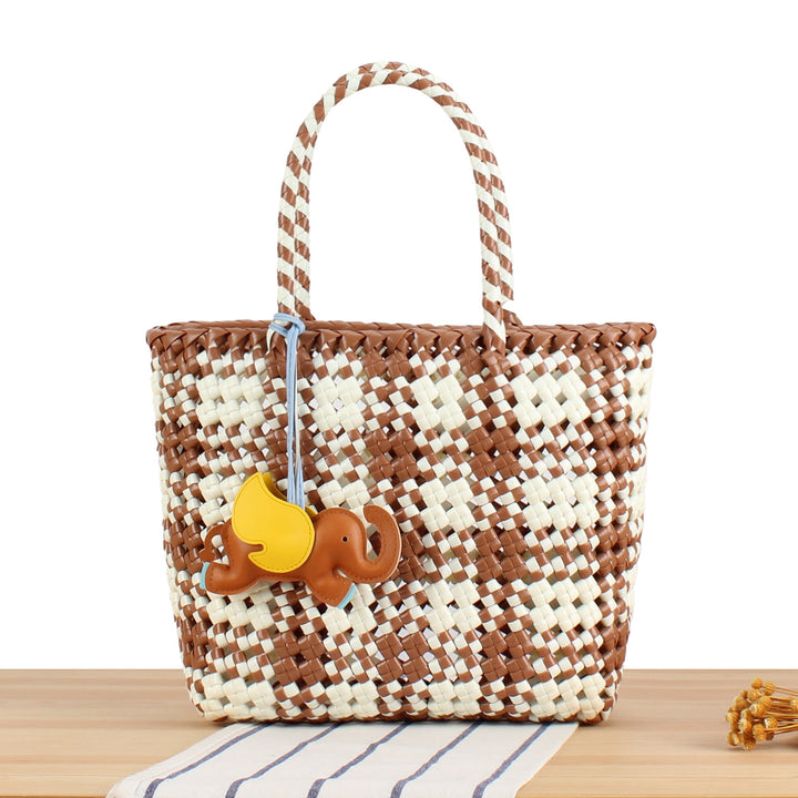 Creative Tote Bag with Playful Elephant Jewelry Kalsten