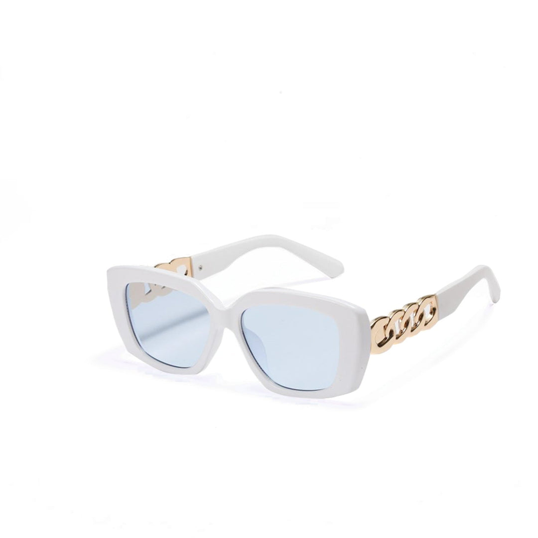 Ladies elegant square sunglasses with gold embellished frame Kalsten