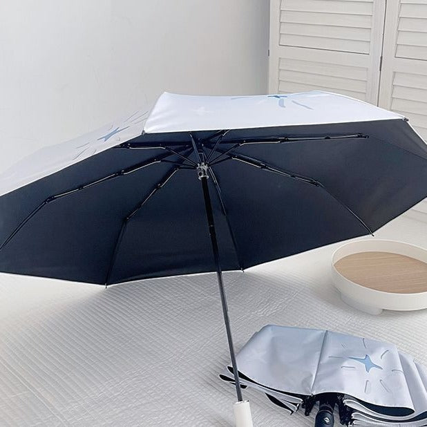 Women's foldable umbrella with innovative opening mechanism Kalsten