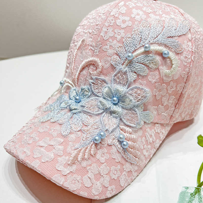 Women's Embroidered Lace Baseball Cap Kalsten