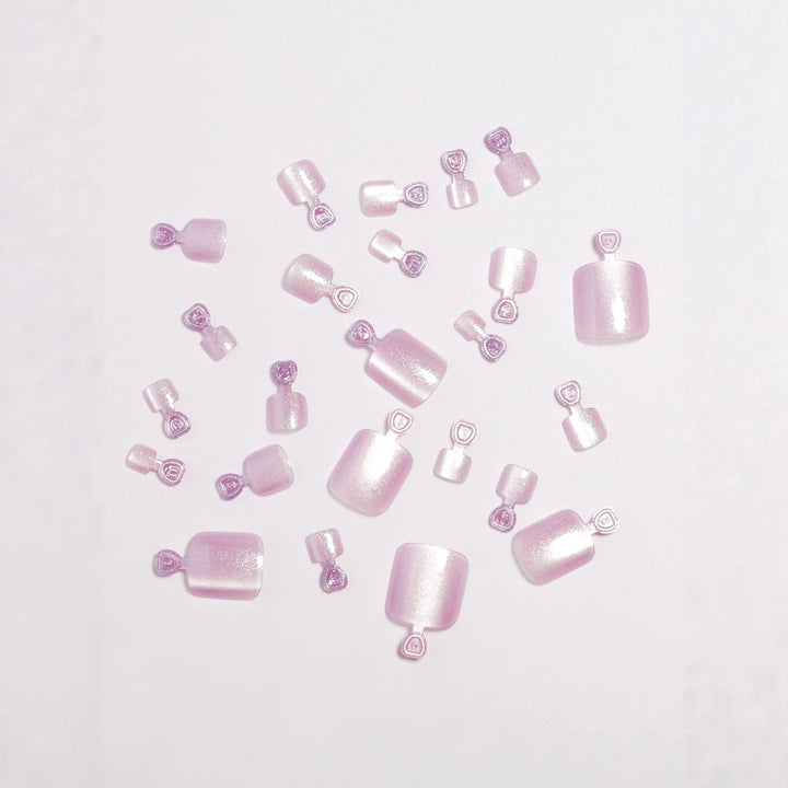 Glimmering Press-On Nail Set Kalsten