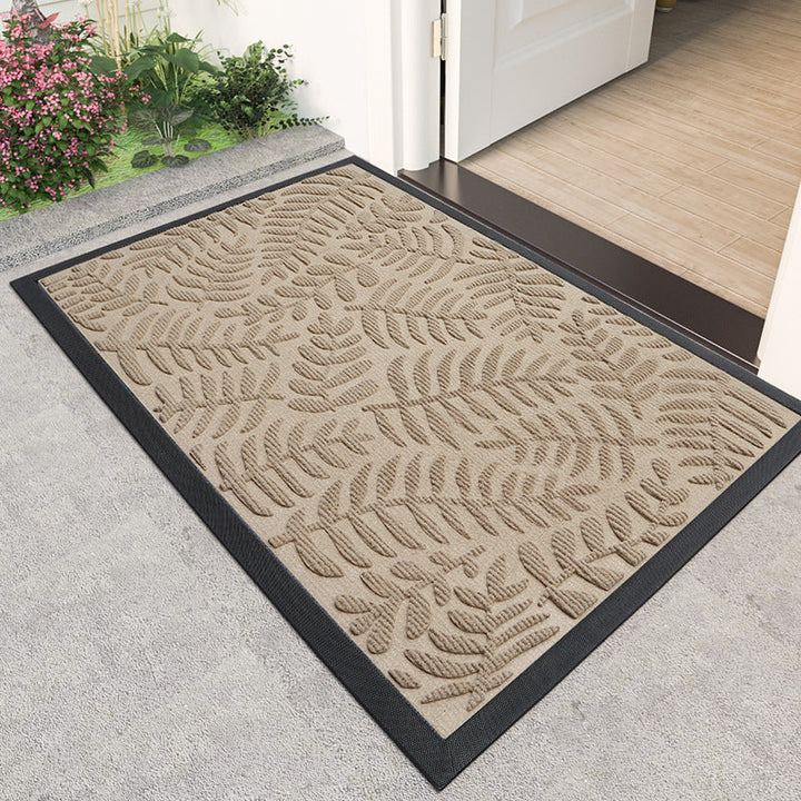 Elegant Floral Design Door Mat Kalsten