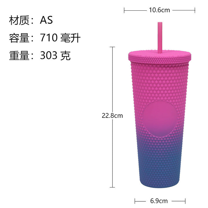 Women's reusable drinking cup with textured silicone from Kalsten