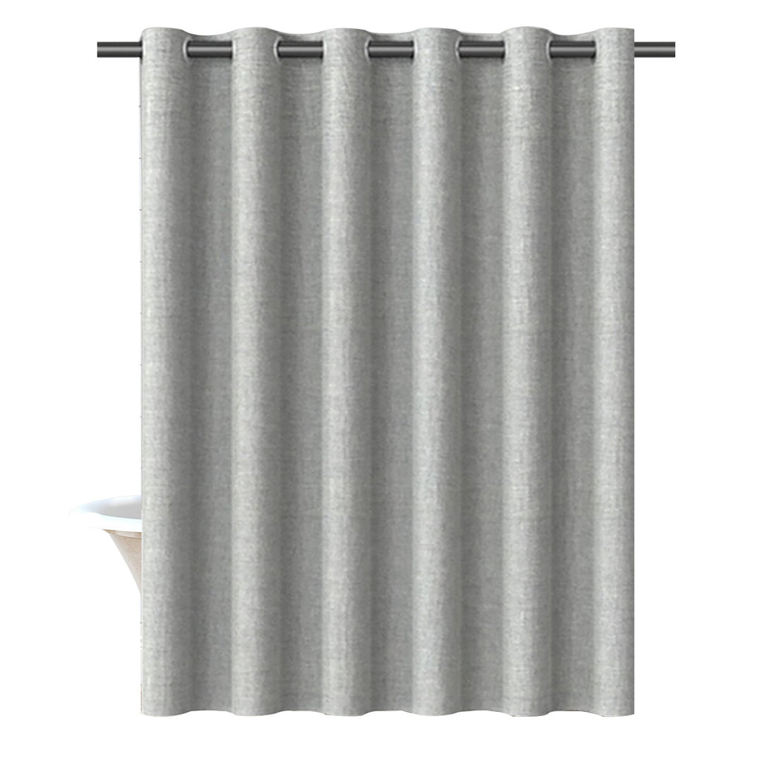 Textured Fabric Shower Curtain Kalsten 1784802088