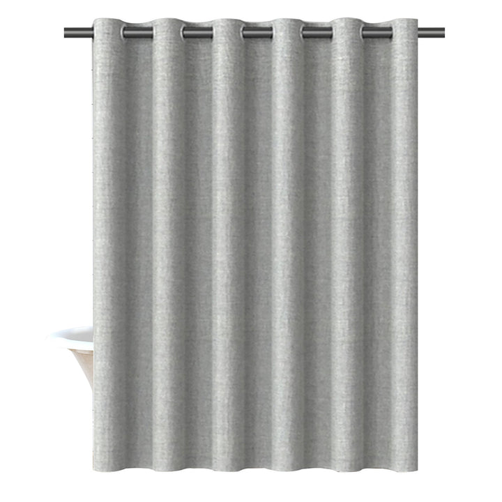 Textured Fabric Shower Curtain Kalsten 1784802089