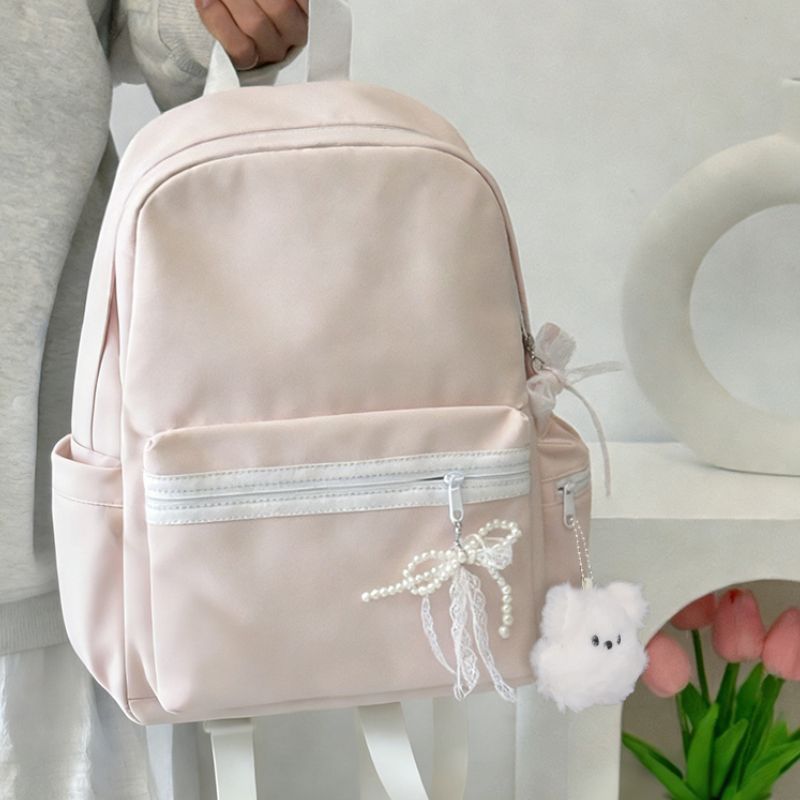 Decorative Bow-Detail Backpack Kalsten