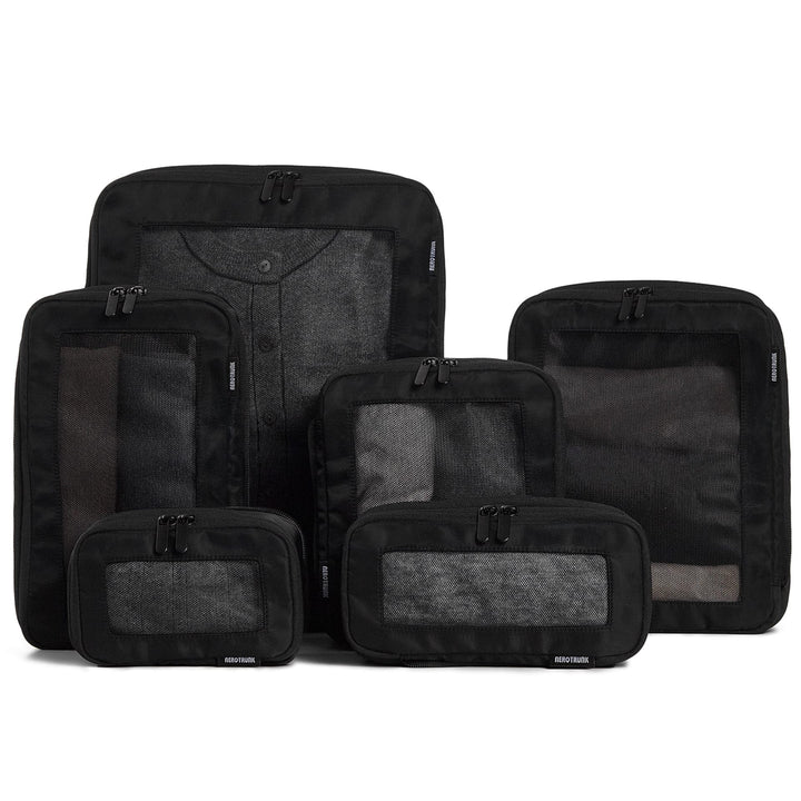 Unisex Storage Bags Set with Transparent Compartments Kalsten