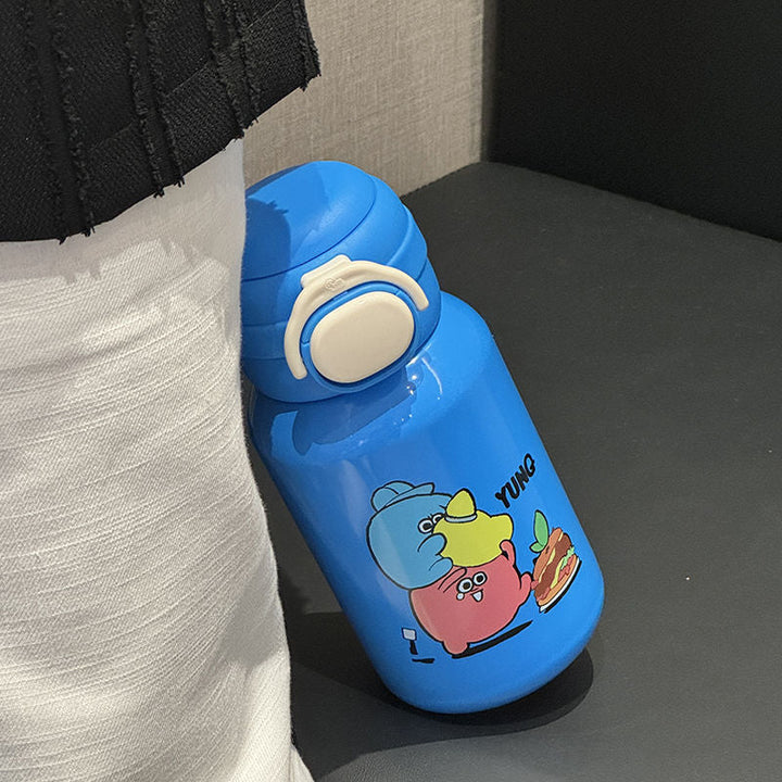 Women's Stainless Steel Water Bottle with Funny Cartoon Design Kalsten
