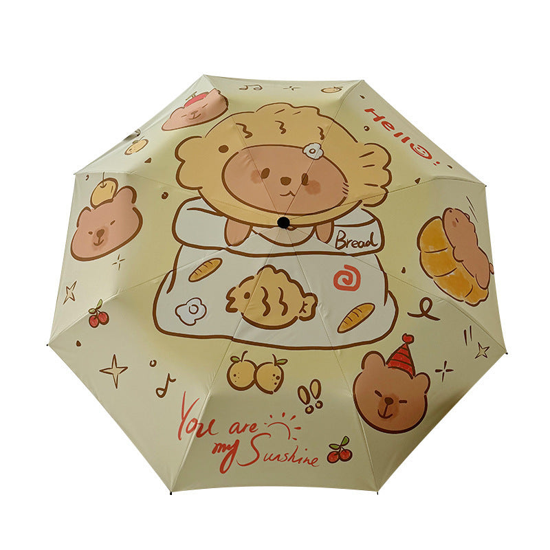 Ladies Automatic Umbrella with Playful Design Kalsten