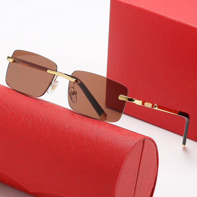 Ladies stylish sunglasses with elegant metal frame and polarized lenses Kalsten