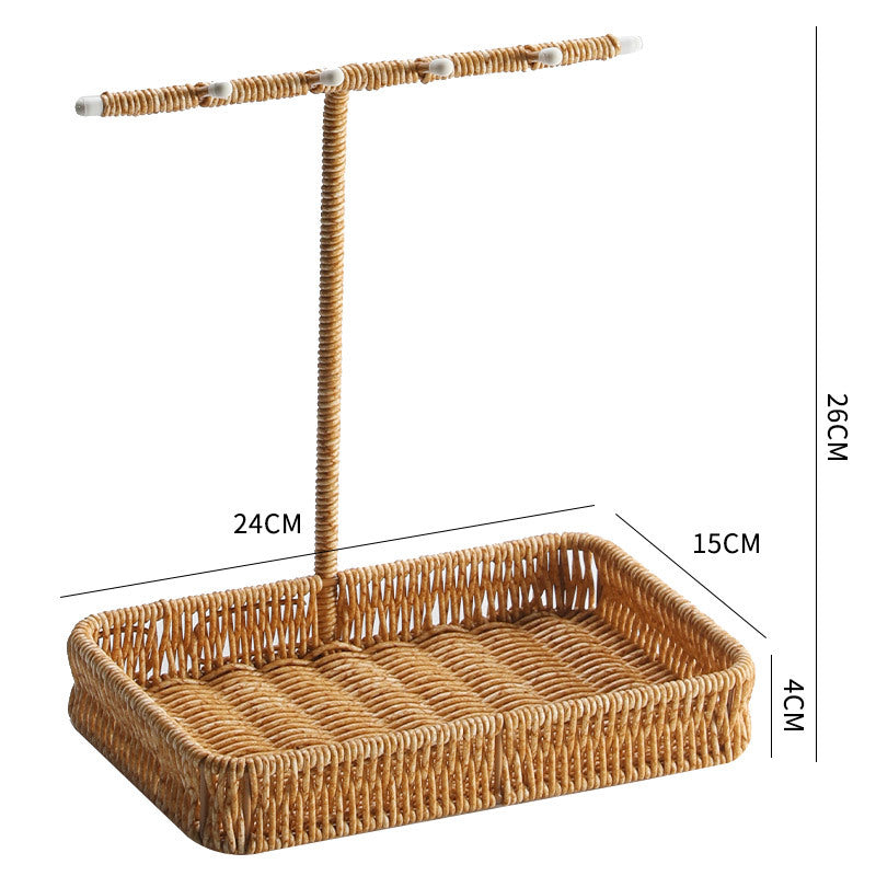 Unisex Versatile Storage Basket with Hooks Kalsten