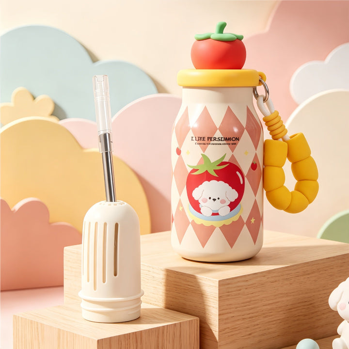Women’s insulated bottle with practical carrying handle and playful bunny design Kalsten