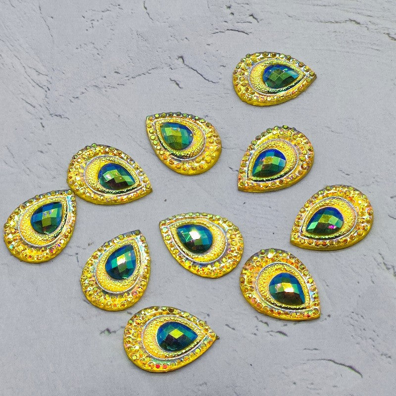 Glittering drop appliqués Kalsten