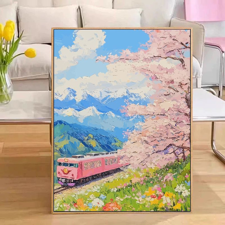 Scenic Train Landscape Wall Art Kalsten