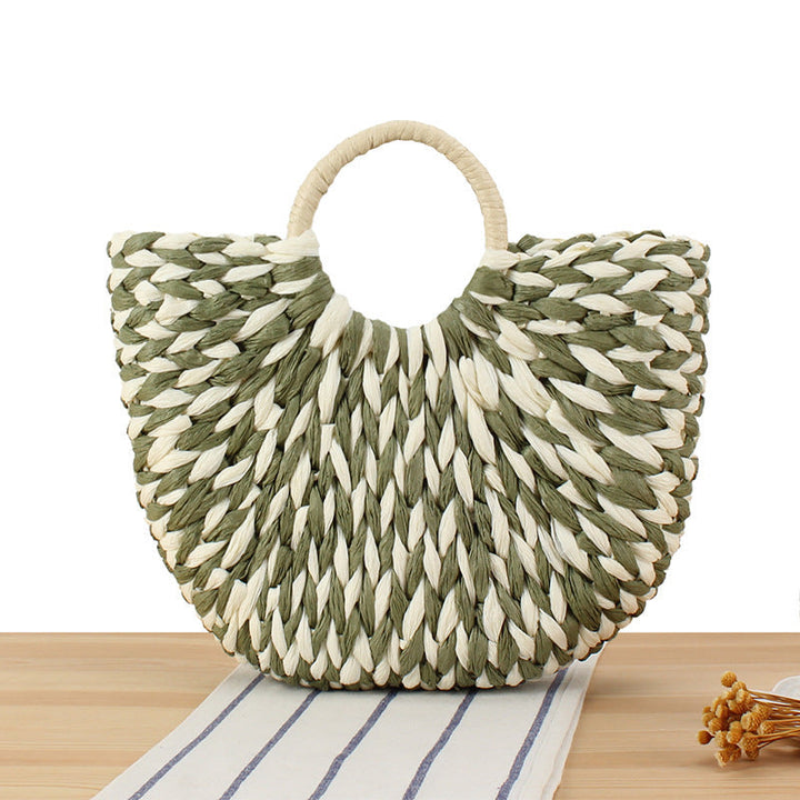 Wicker bag in modern design with artistic weaving Kalsten