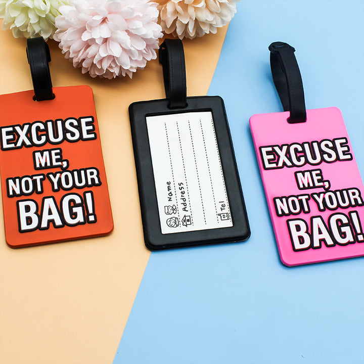 Unisex Luggage Tag with Funny Saying Kalsten