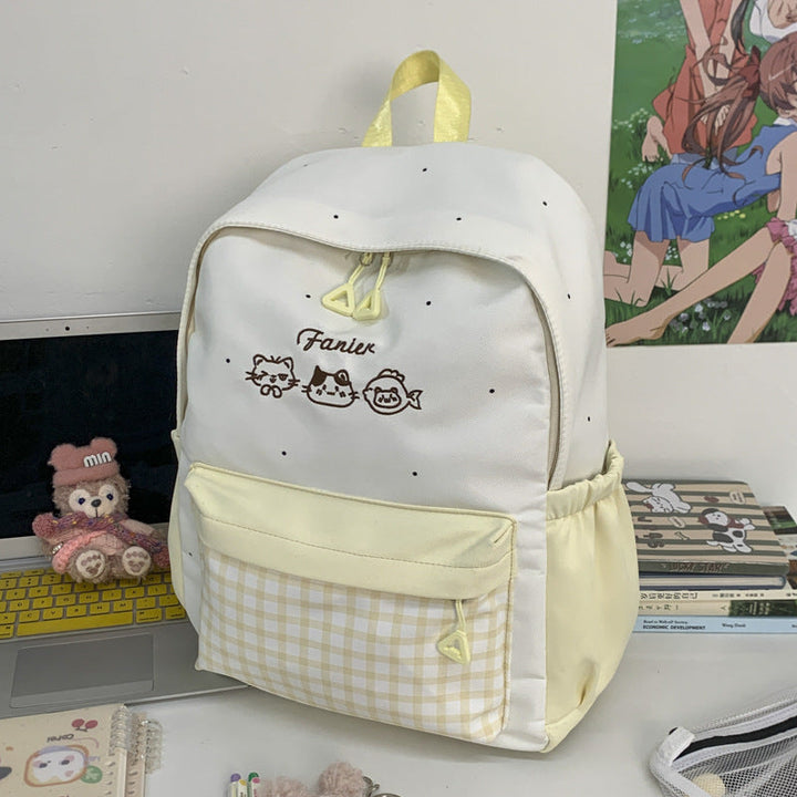 Cute Animal Embroidered Backpack Kalsten