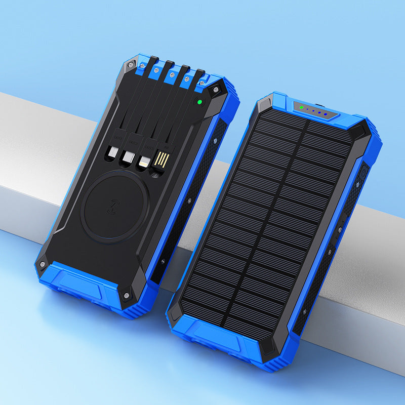 Power bank with solar-powered quick charger Kalsten
