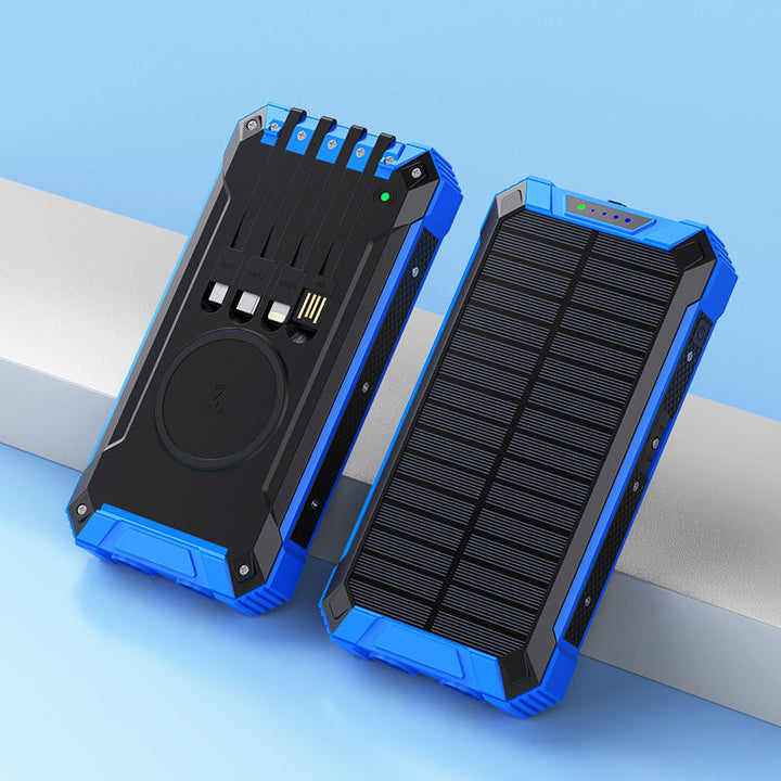 Power bank with solar-powered quick charger Kalsten