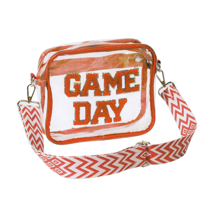 Transparent crossbody bag with stylish Game Day print Kalsten
