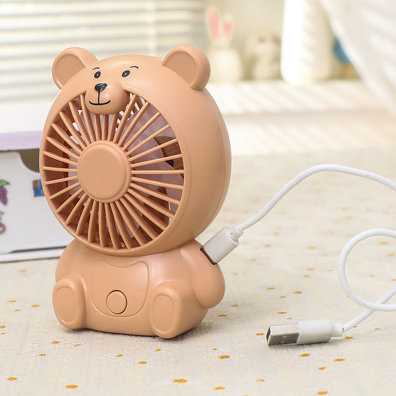 Portable Usb Hand Fan in Creative Bear Design Kalsten