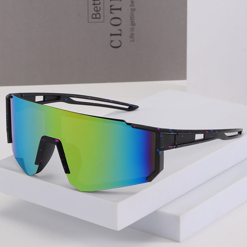 Men's Futuristic Oversized Shield Sunglasses Kalsten