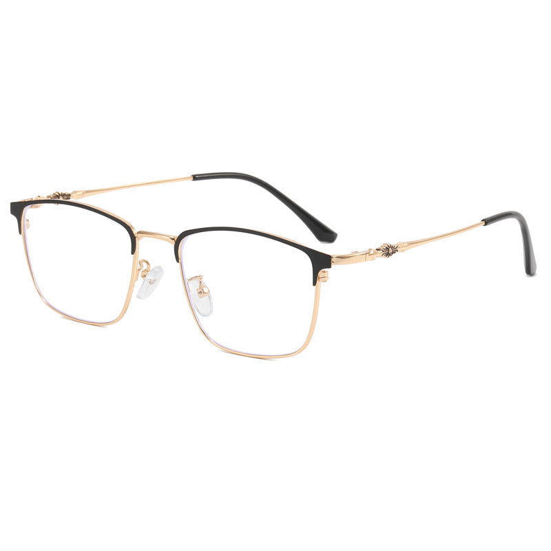 Ladies fashionable square glasses with elegant metal frame Kalsten
