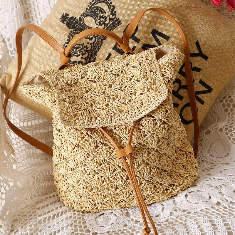 Casual Backpack Bag Made from Handcrafted Natural Material Kalsten