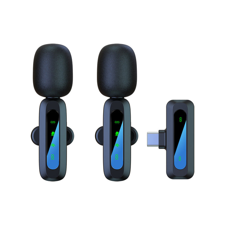 Wireless Lavalier Microphone with High-Sensitivity Audio Recording Kalsten