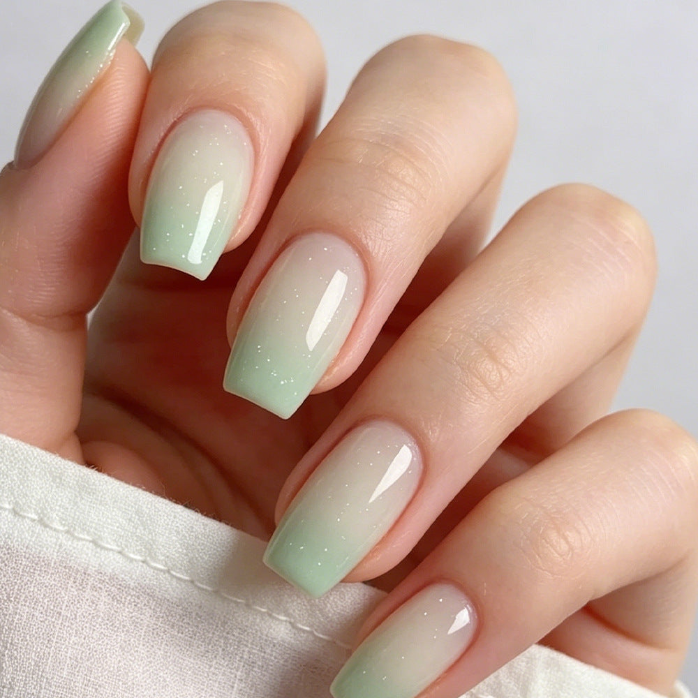 Artificial nails with glitter gradient effect Acalora