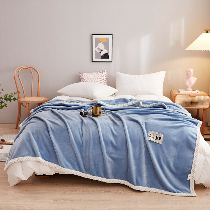 Women's Fluffy Cuddle Blanket with Playful Cloud Pattern Kalsten