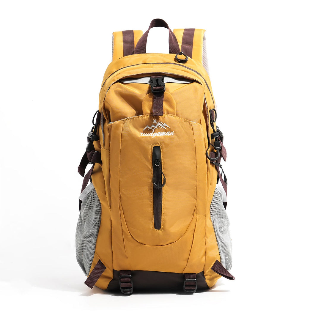 Unisex nan lightweight outdoor backpack with ergonomic back cushion, hydration bladder compartment and multifunctional external pockets Kalsten
