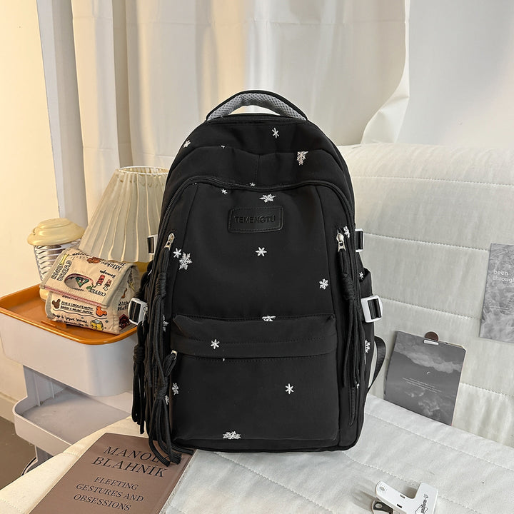Elegant Floral Embroidered Backpack Kalsten