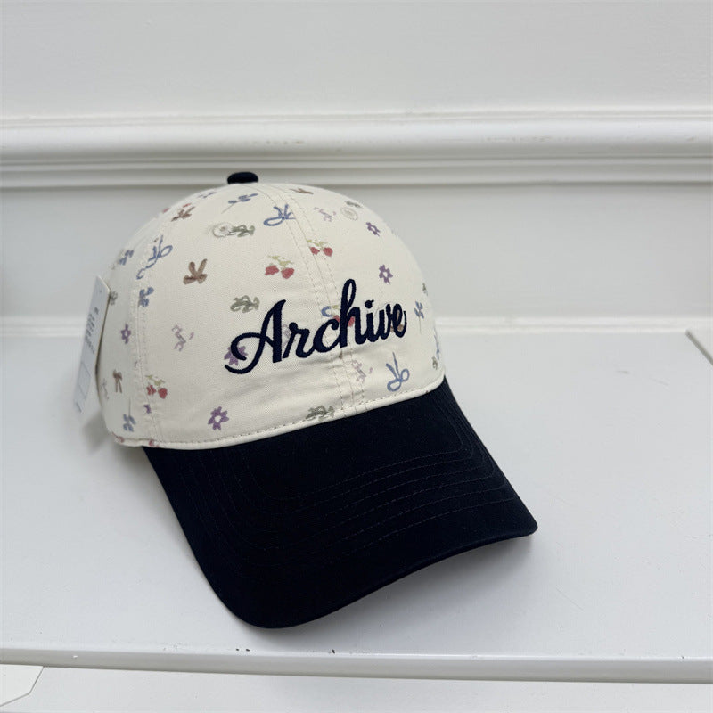 Women's Floral-Embroidered Baseball Cap Kalsten