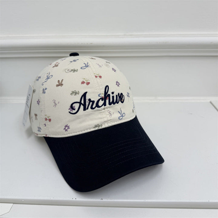 Women's Floral-Embroidered Baseball Cap Kalsten