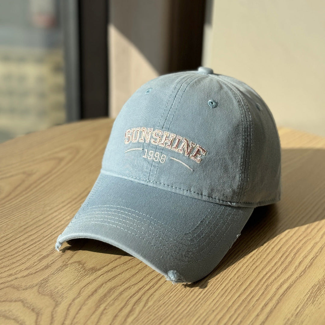 Women's Casual Distressed Baseball Cap Kalsten