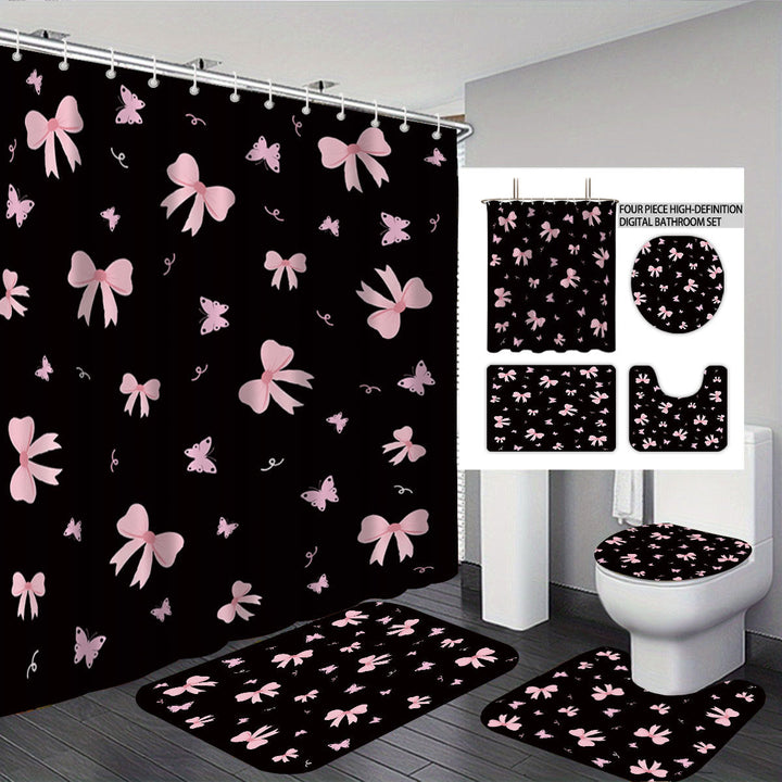 Bunny-Themed Digital Bathroom Decor Set Kalsten