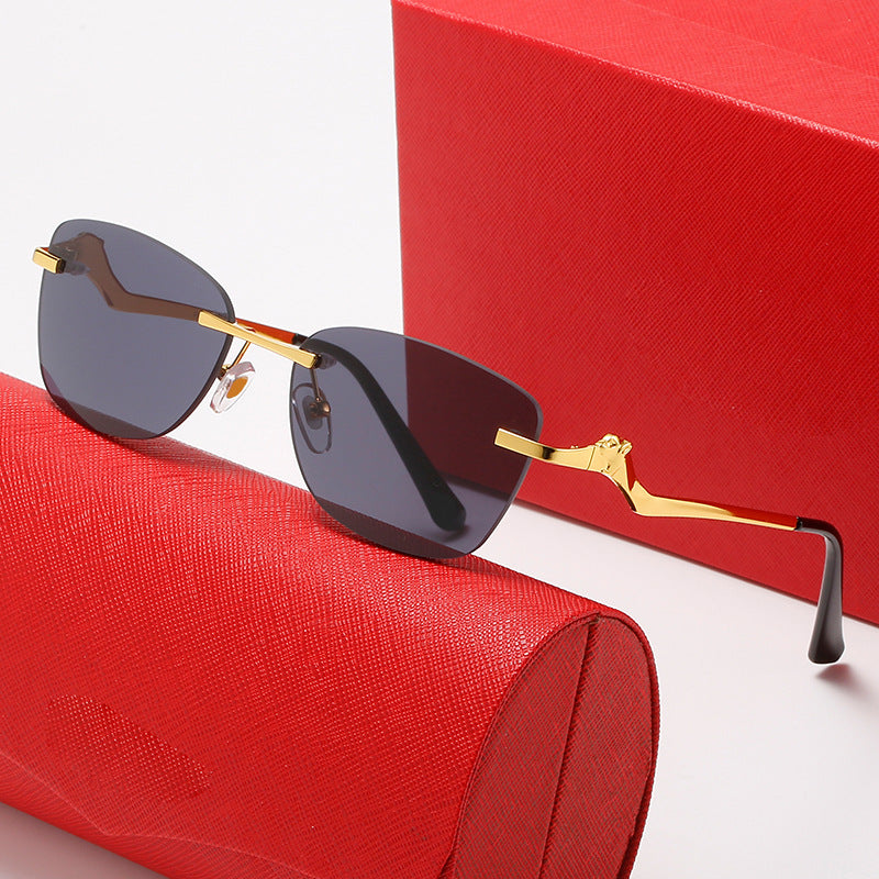 Women's fashionable sunglasses with asymmetrical frame and comfortable nose pads Kalsten