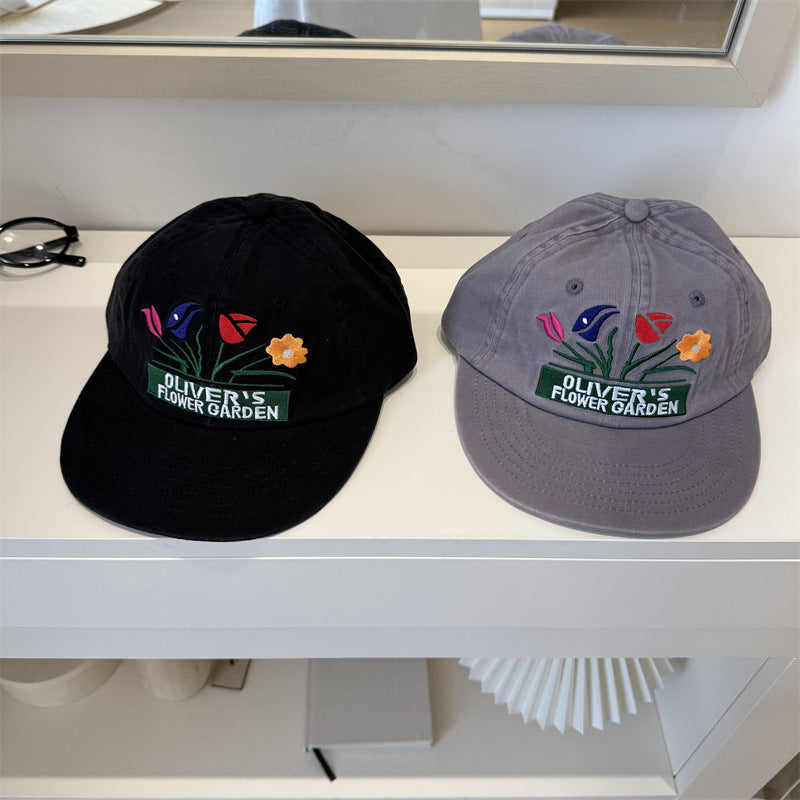 Men's Embroidered Floral Cap Kalsten