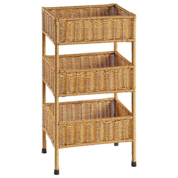 Multi-Tiered Woven Storage Rack Kalsten