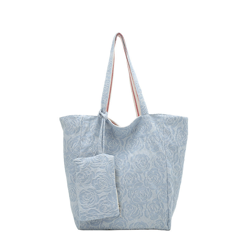 Large shopping bag with floral design Kalsten