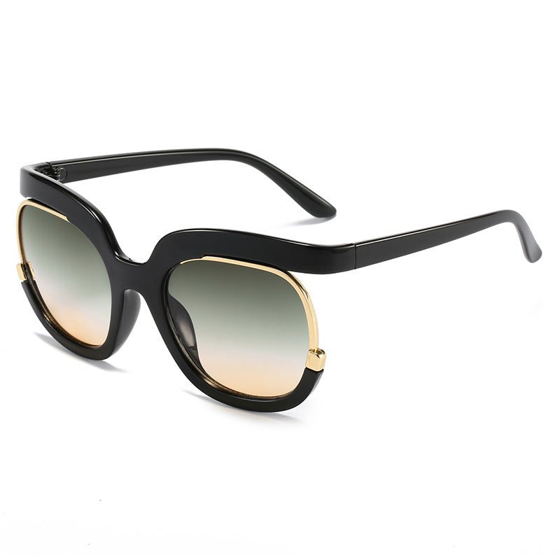 Women Oversized Sunglasses with Elegant Tortoise Design Kalsten