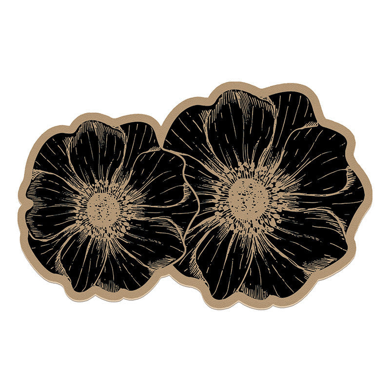 Floral Print Bath Mat Kalsten