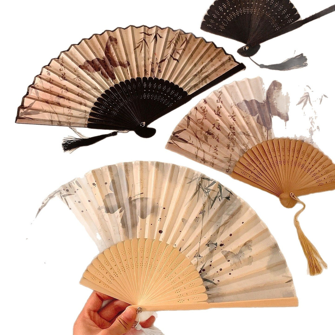 Handcrafted fan with elegant butterfly design Kalsten
